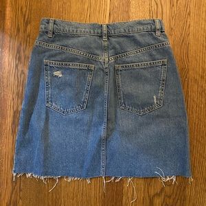 Free People denim skirt